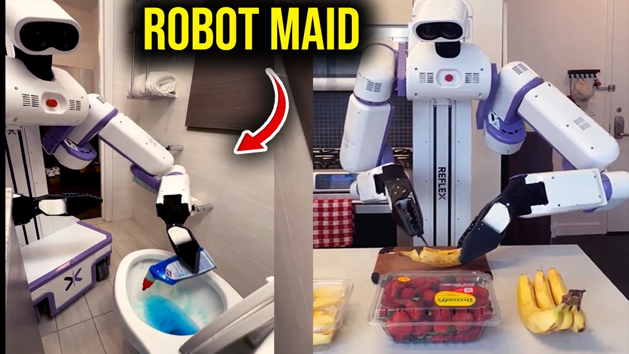 This Robot Cleans Toilets… and Cooks