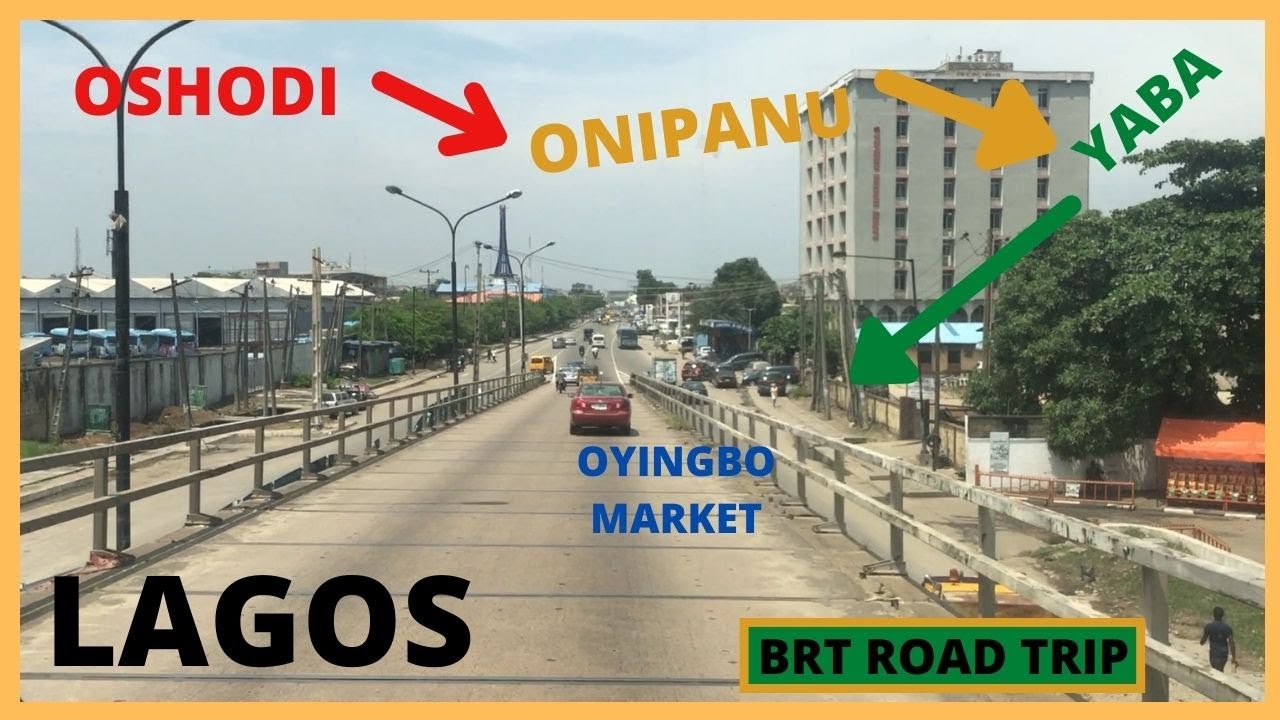 Lagos BRT Bus || Road Trip From Oshodi  Interchange TerminalTo Oyingbo Market