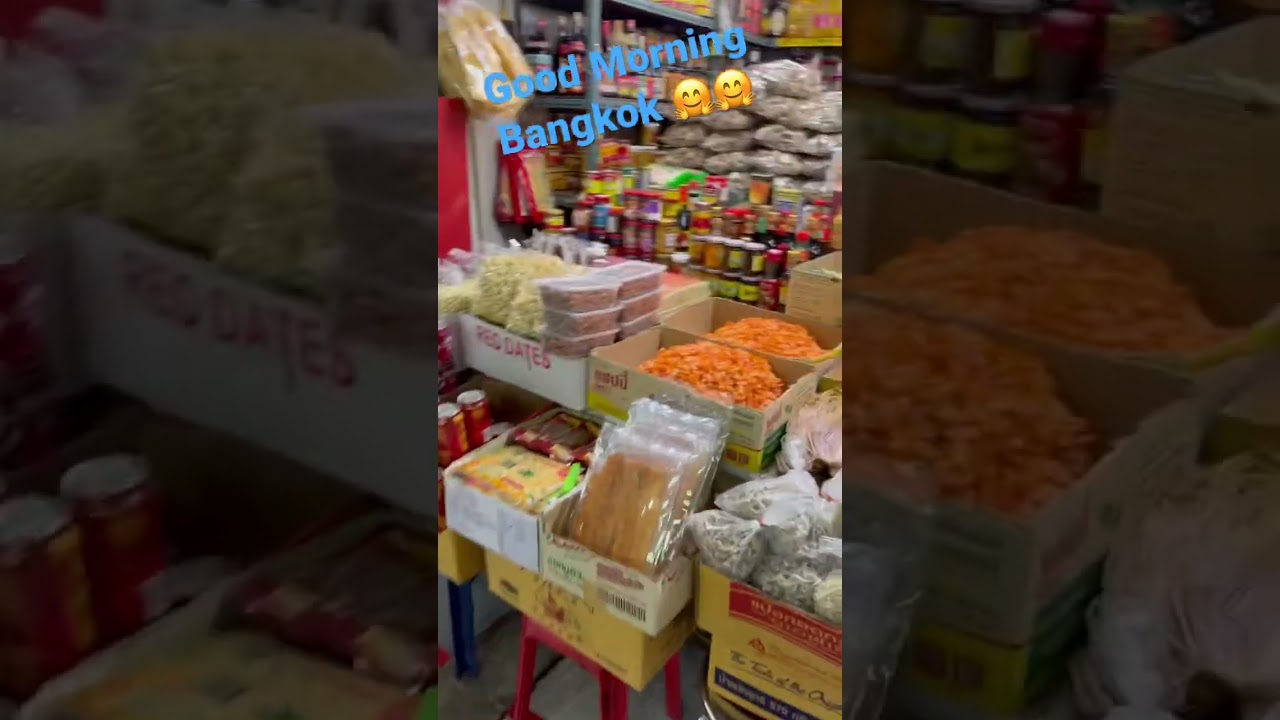 【タイ散策🚶】バンコク、朝のサムヤーン市場【Thailand】Morning Market in Samyan, Bangkok
