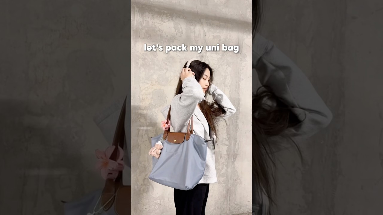 let&rsquo;s pack my uni bag 💫 #stanford #collegelife #university #collegestudent #asmr #packing #girly