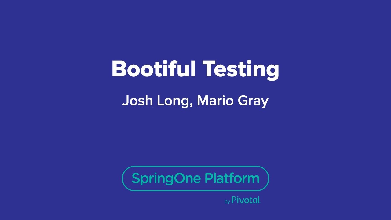 Bootiful Testing