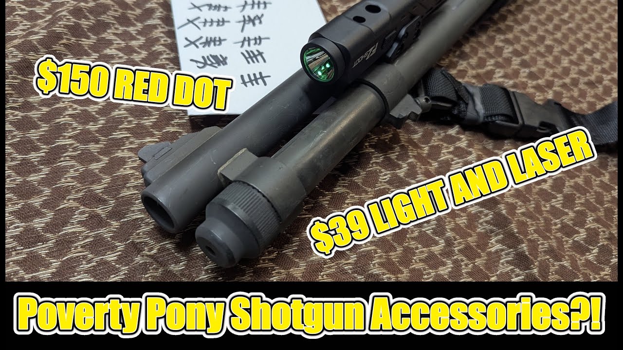 Poverty Pony 12ga Shotgun Accessories Experiment