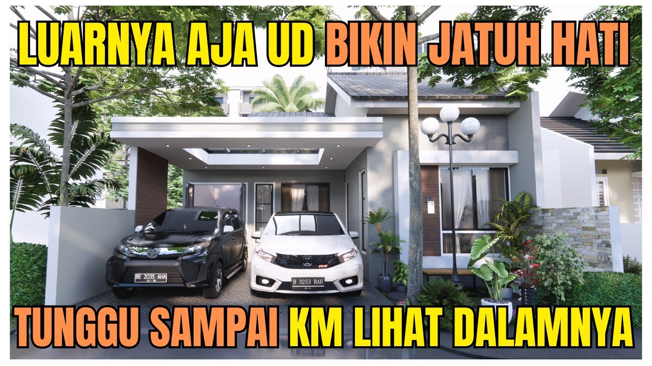 Rumah Minimalis Ukuran 8x12 Meter, Interiornya Istimewa Banget.. #rumahminimalis #viral