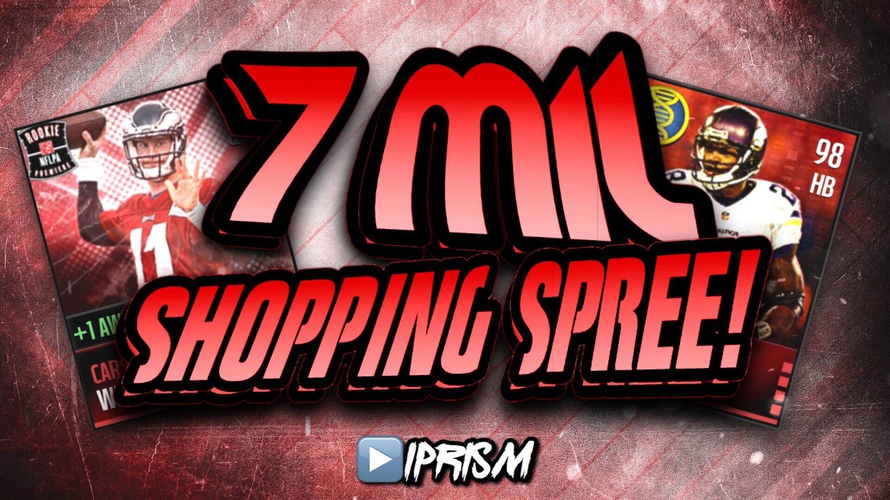 INSANE 7 MILLION COIN SHOPPING SPREE! Madden Mobile || Iprism