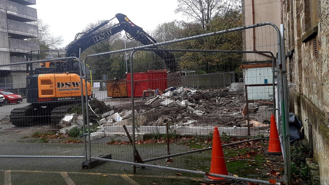 Truro Methodist Office Demo - Another Skip full Of Rubble 