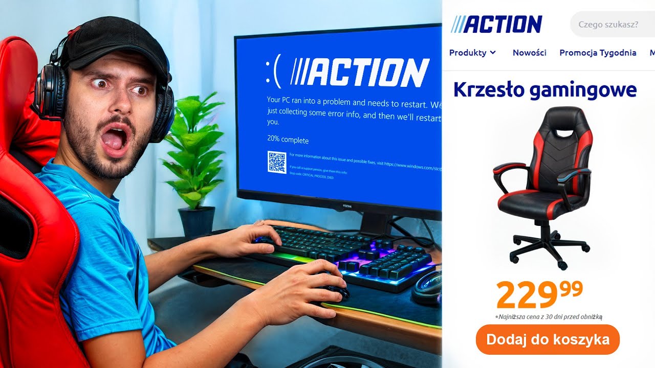 Testujemy GAMINGOWE GADŻETY z ACTION