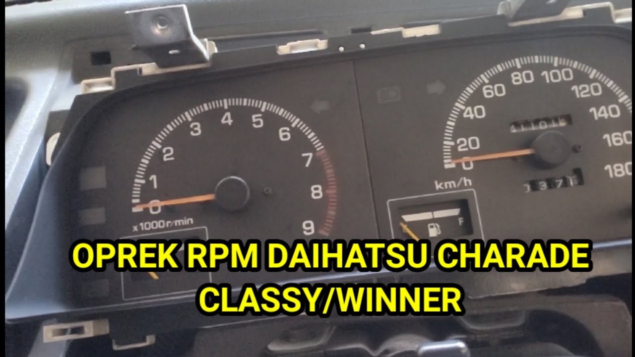 ngoprek RPM mobil daihstsu charade classy/winner