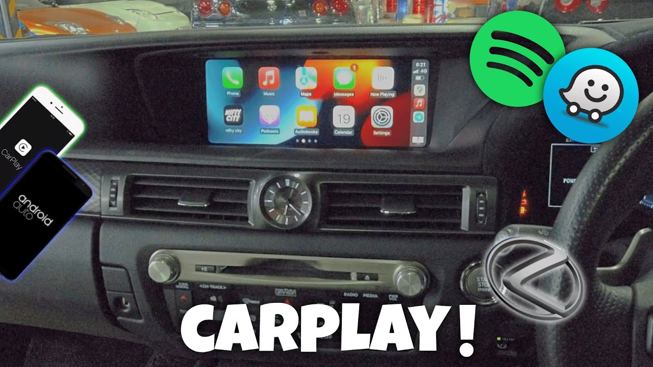 Apple CarPlay и Android Auto для Lexus GS 2012-2020