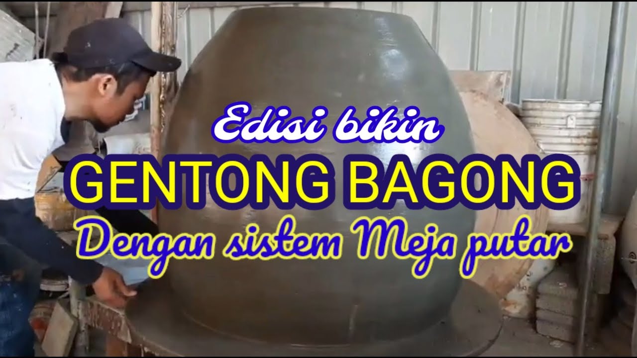 Cara#bikin GENTONG BAGONG bahan#semen