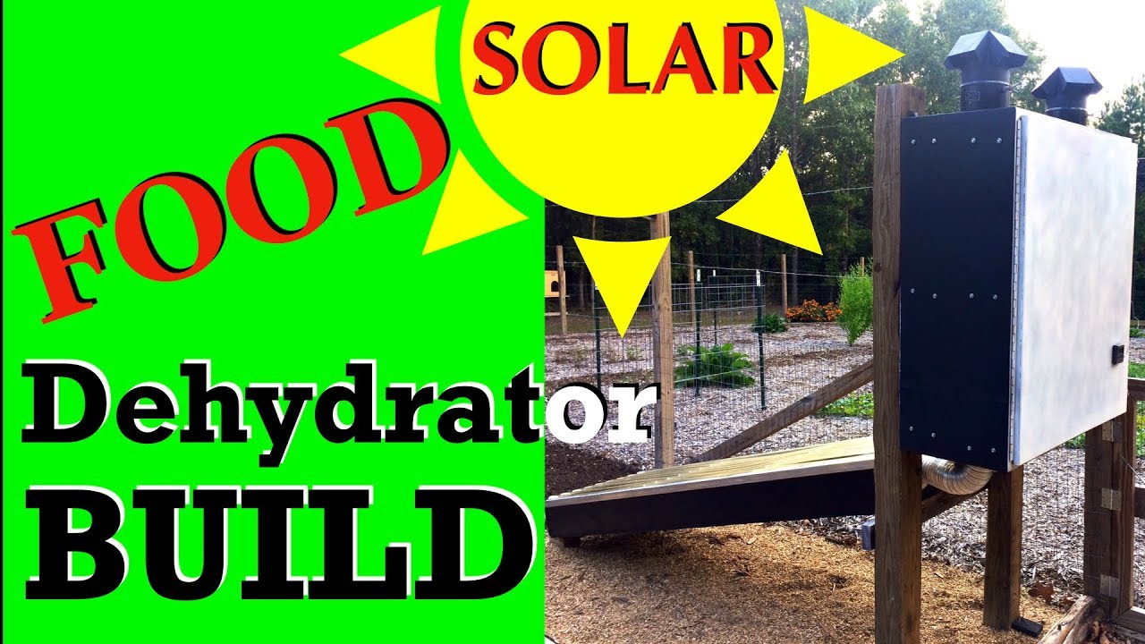 How to Build a SOLAR Dryer  -  Solar Dehydrator Design  -  SIMPLE DIY SOLAR FOOD DEHYDRATOR