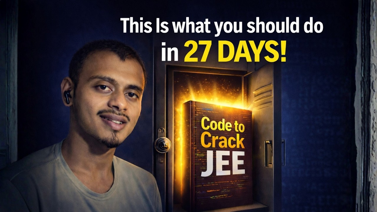 Crack JEE Mains in 32.4 Days: My Journey from Failing to 97% 💯