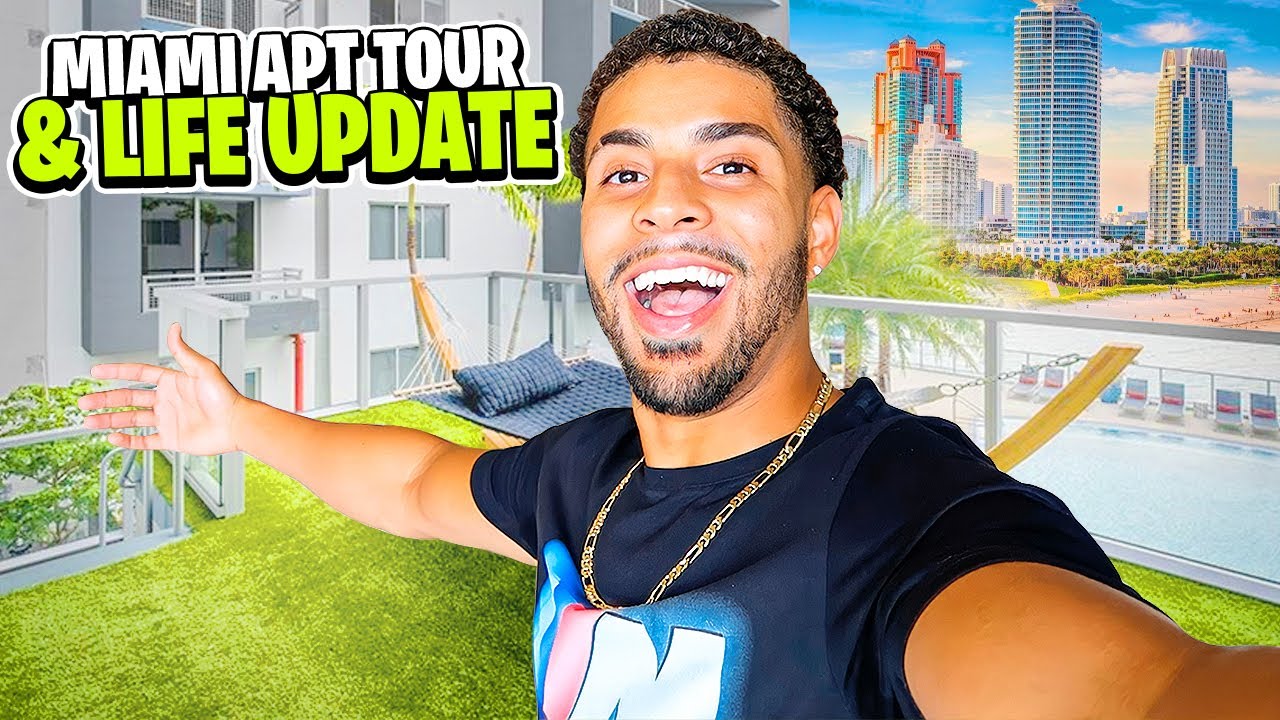 NEW MIAMI LUXURY APARTMENT TOUR! + Life Update! 🌴🏠