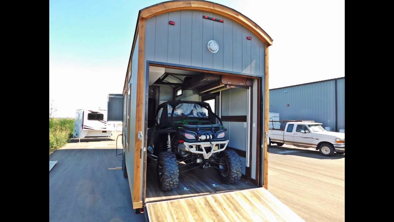 TRICKED OUT TINY HOUSE TOY HAULER