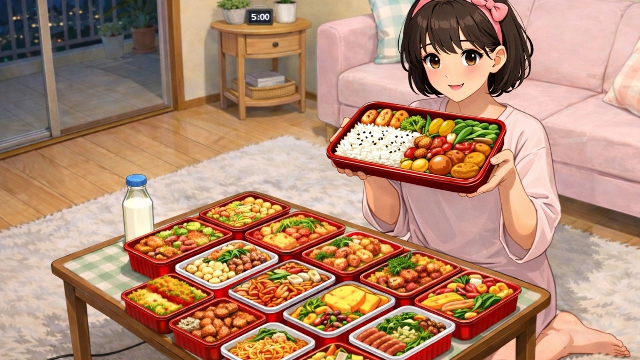 5AM Morning Routine in Ghibli Style | Beautiful Bento for a Quality Workday