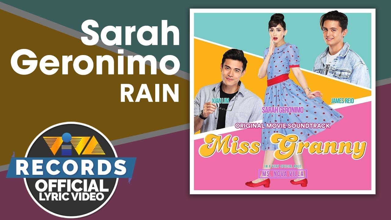 Sarah Geronimo - Rain | Miss Granny OST [Official Lyric Video]