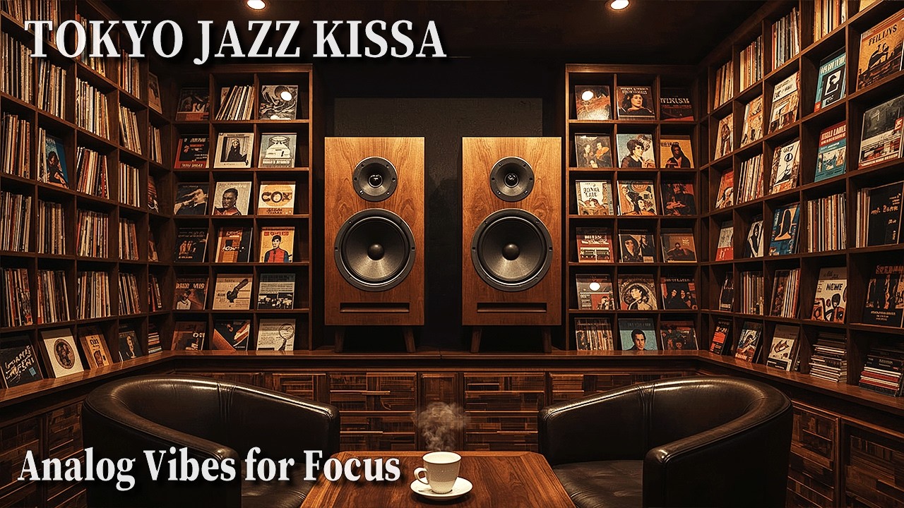 Deep Focus & Creative Work | A Tokyo Jazz Kissa Session In Your Hideaway [4K]