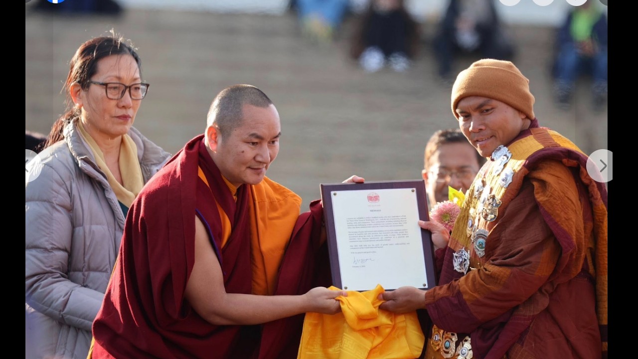 ༧གོང་ས་མཆོག་གིས་ཞི་བདེའི་ཆེད་གོམ་བགྲོད་མཁན་ནང་བའི་གྲྭ་བ་རྣམས་ལ་གསུང་འཕྲིན་ཅིག་གནང་འདུག#walkforpeace