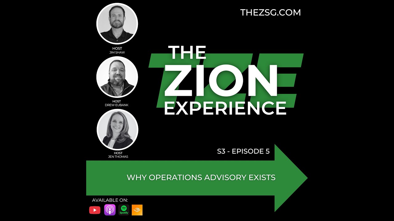 TZE  Season 3 Episode 5: Why Operations Advisory Exists