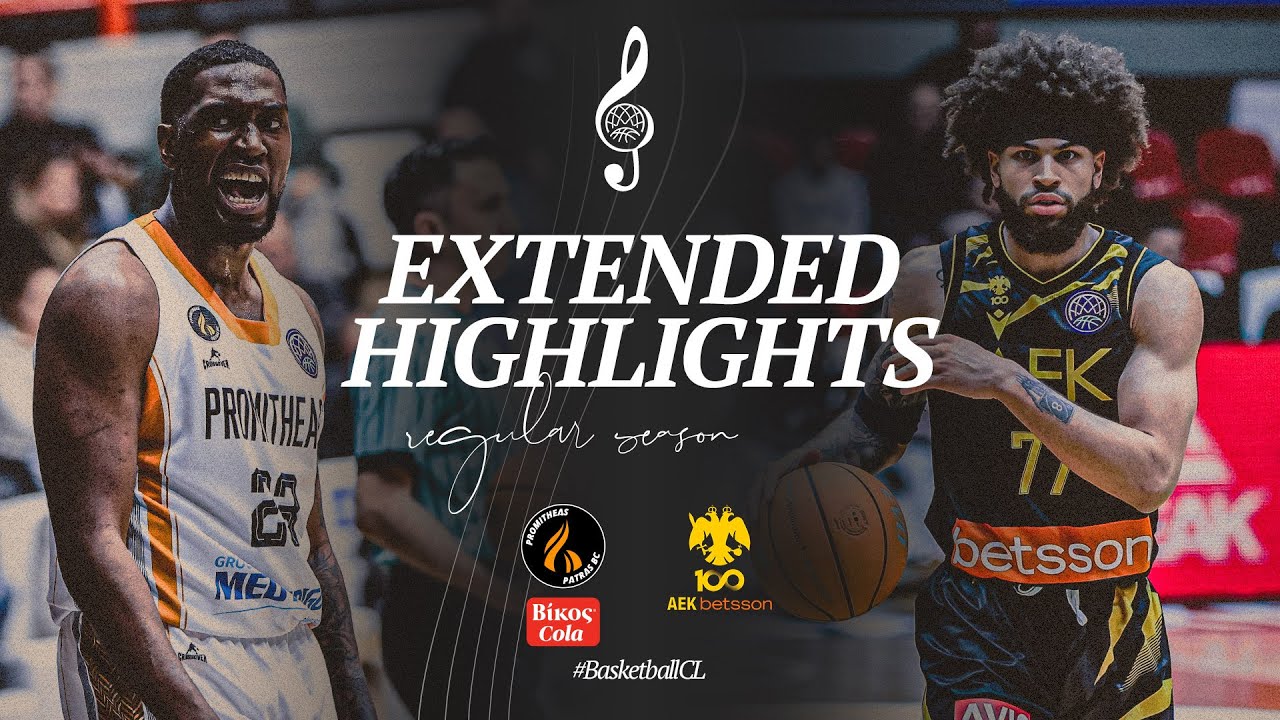 Promitheas Patras BC Vikos Cola v AEK Betsson BC | Full Game Highlights | #BasketballCL 2025