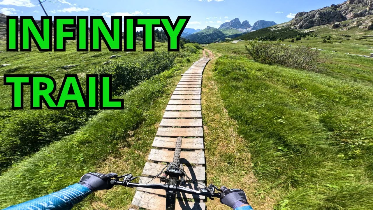 INFINITY TRAIL 🚀 5Km DI GODIMENTO! FASSA BIKE PARK CANAZEI