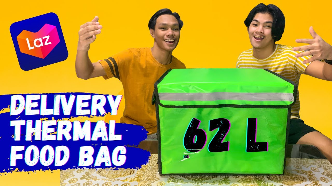 🟢 62L DELIVERY FOOD BAG sa LAZADA