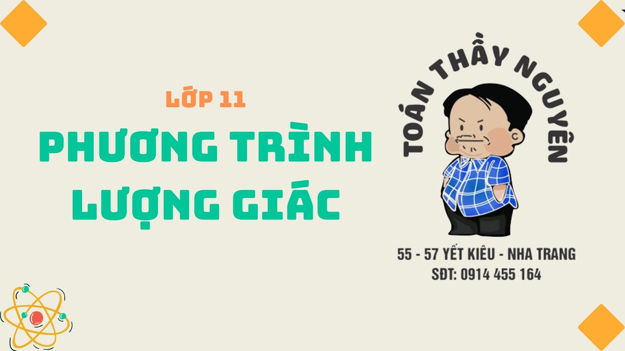 [BTTN] DẠNG 1 : PHƯƠNG TRÌNH BẬC NHẤT THEO 1 HÀM SỐ LƯỢNG GIÁC (CÂU 1 ĐẾN 5)