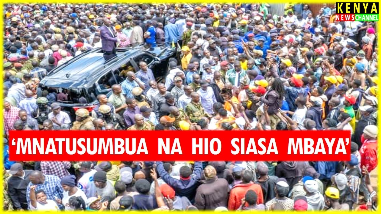 Ruto ANGRY speech today in Kawangware Nairobi - Listen what he told Gachagua, Matiangi & Sifuna