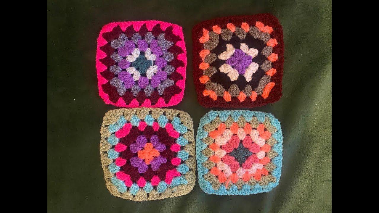 TUTO CARRÉ GRANNY SQUARE FACILE 🧶