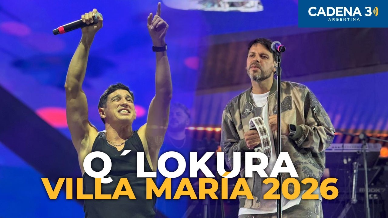 Q´ LOKURA A PURO CUARTETO EN VILLA MARÍA |  Show completo en el Festival de Peñas 2026 | Cadena 3