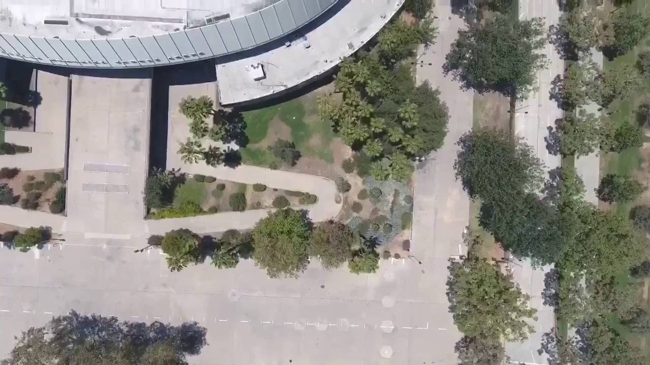 Los Angeles Sports Arena Memorial - Drone view