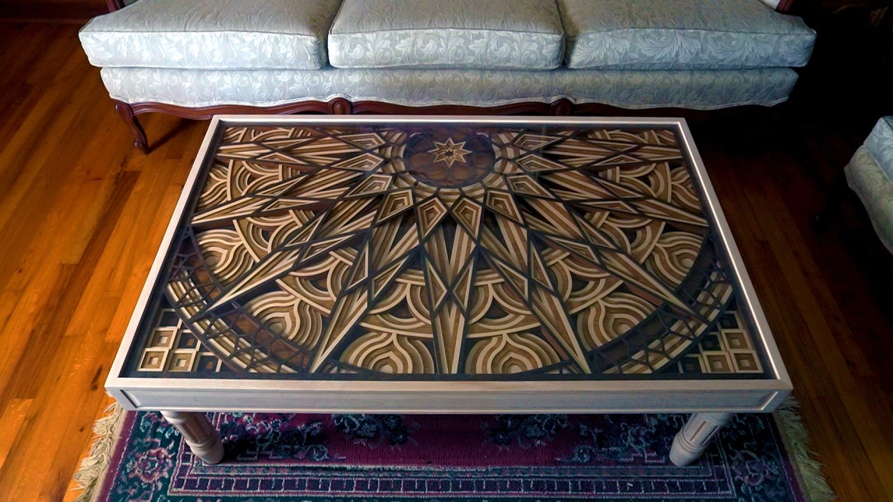 Building a Fine Coffee Table using my CNC Router and Monport Laser Cutter!