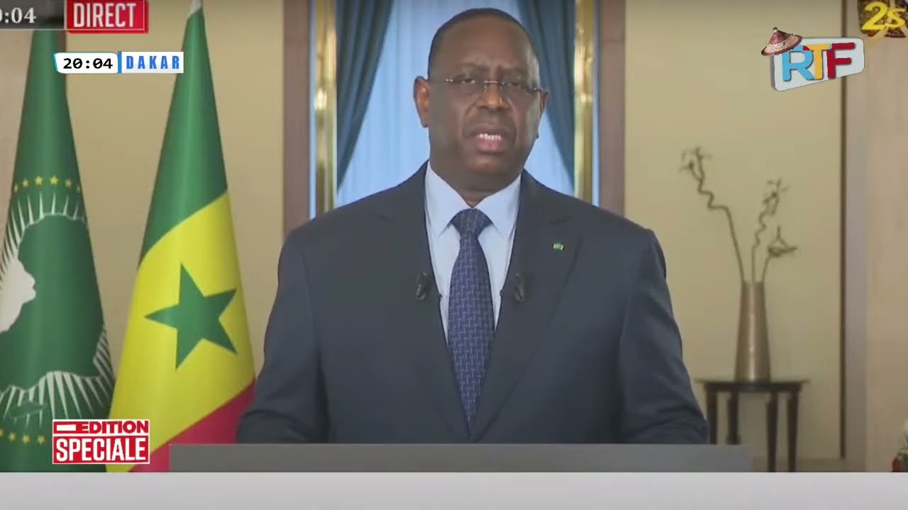 🔴DIRECT  :Message à la Nation du Président de la République, Son Excellence, Macky SALLDU 31/12/2023