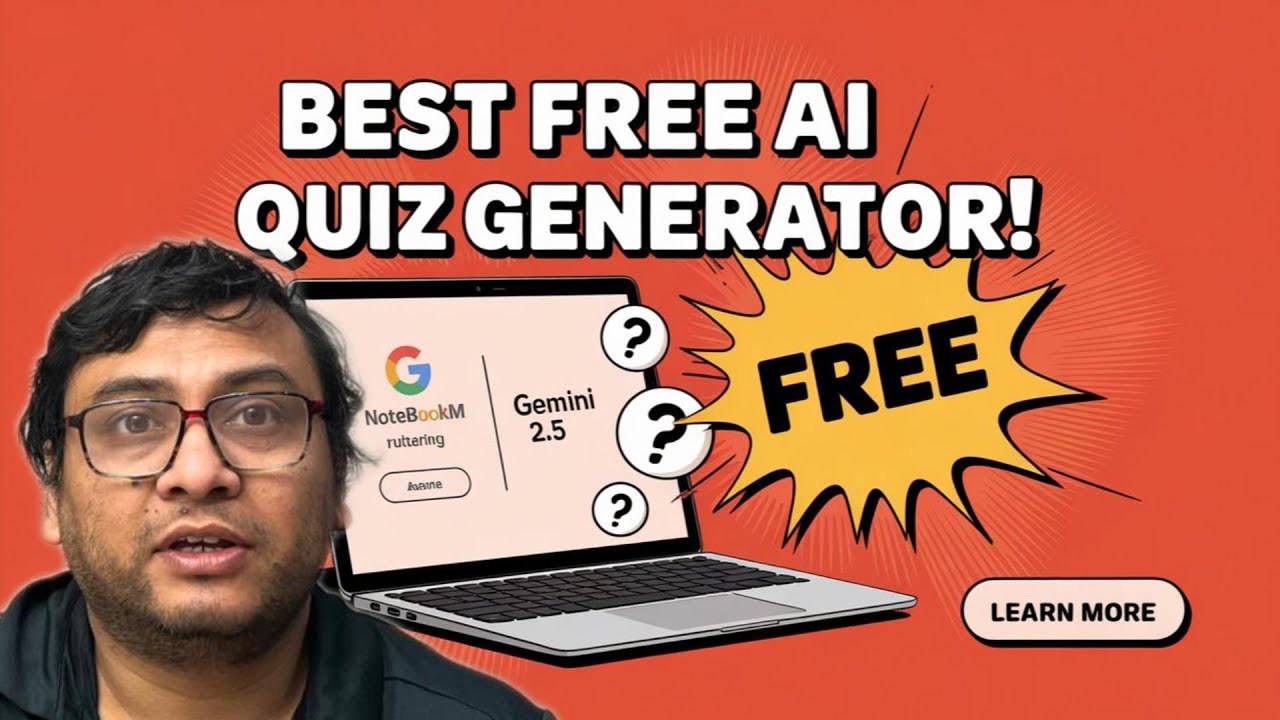 Create AI-Powered Interactive Quiz in Minutes&mdash;Free & No-Code for All! (NotebookLM + Gemini 2.5 Pro)💡