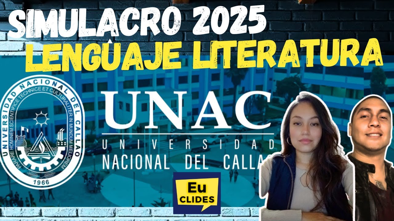 ✨ Solucionario Simulacro UNAC 2025 1 🔥 LENGUAJE LITERATURA Universidad  Nacional del Callao