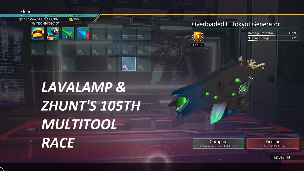 No Man's Sky - Lavalamp & Zhunt's 105th Multitool Race