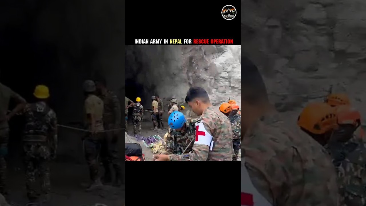 Indian Army in Nepal | Nepal Flood | Rescue Operation | Indian Army | India | Nepal Army | Shorts