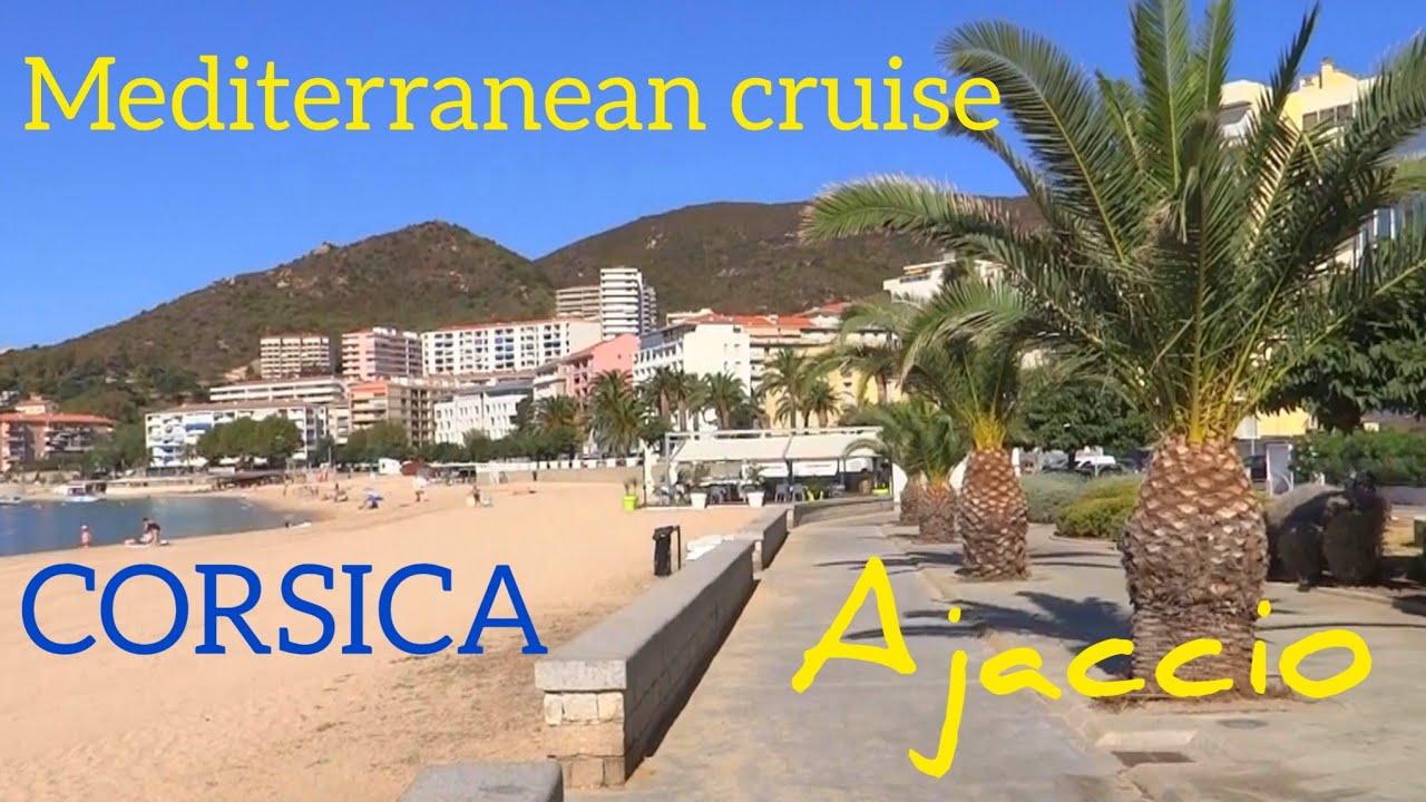КОРСИКА Аяччо - пляж Троттель / plage du Trottel | Jewel of the Seas | Средиземноморский круиз