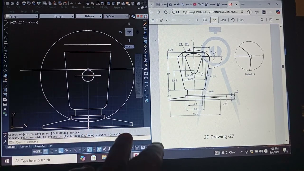 FISCHERBON AUTOCAD PRACTICE DRAWING 007