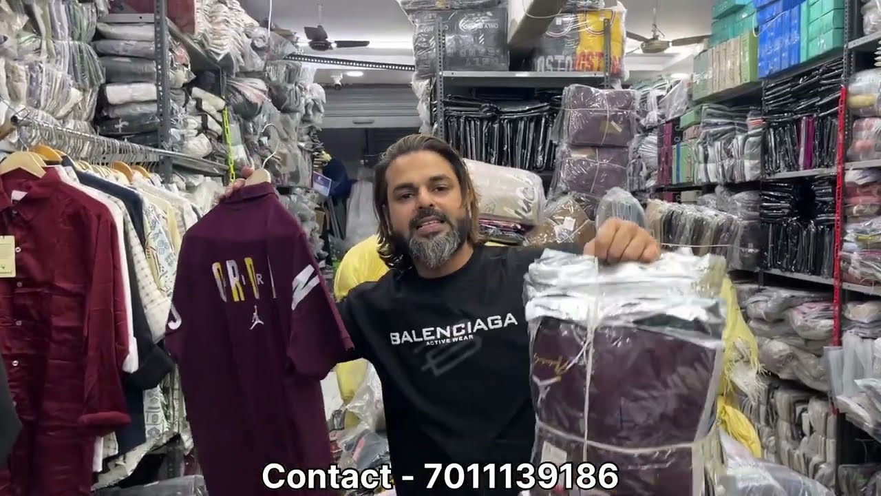 ₹99 से Branded tshirt खरीदे सीधा Warehouse से Tshirt wholesale market in Delhi😳🔥 tshirt factory 