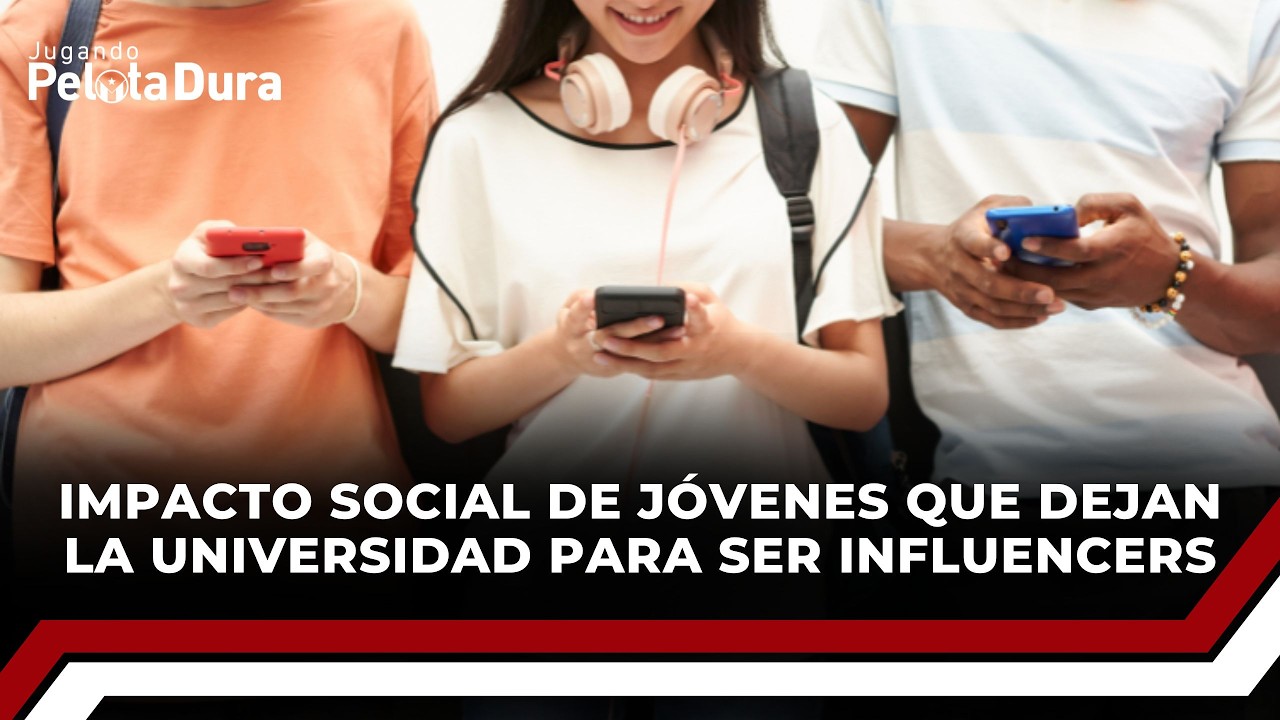 Impacto social de jóvenes que abandonan la universidad para convertirse en influencers