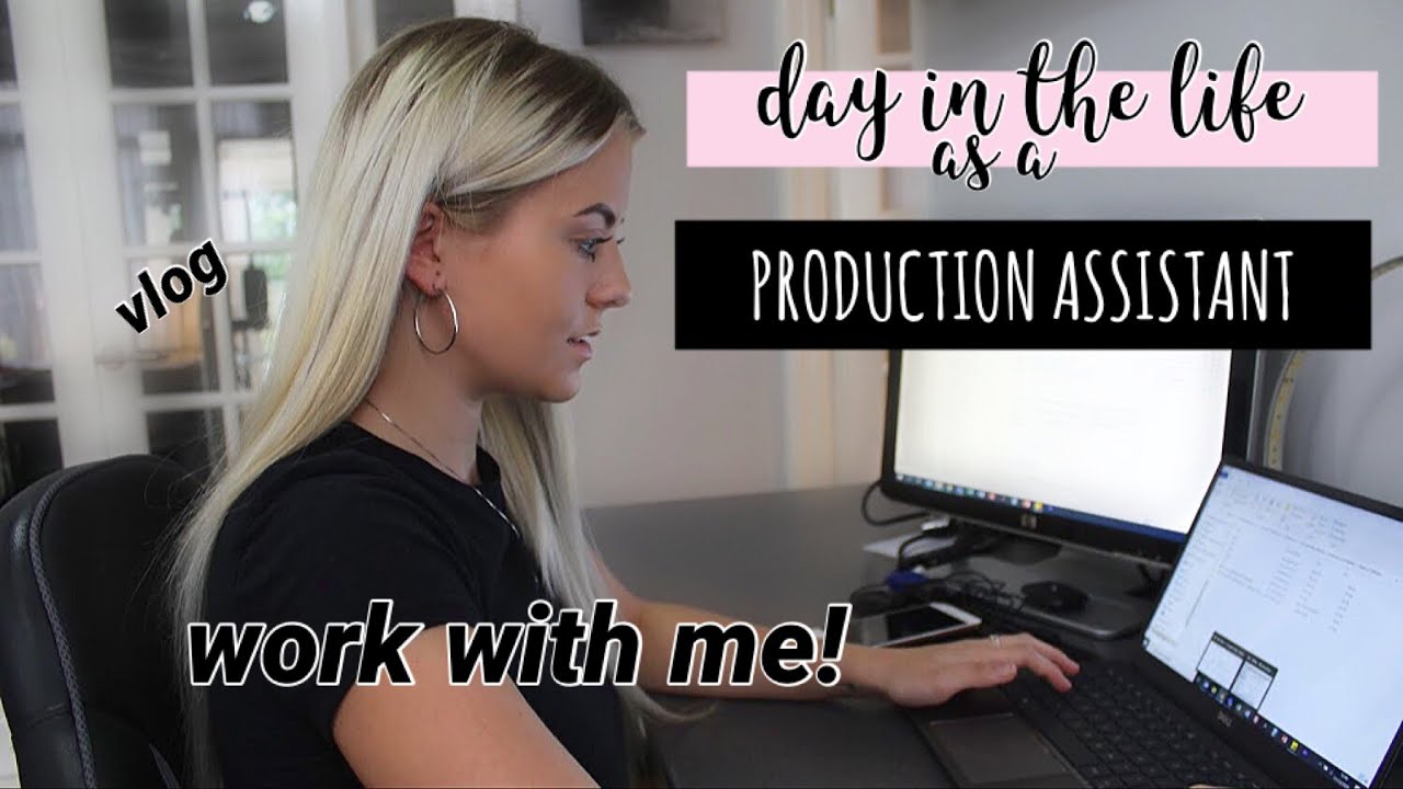 A Day in the Life as a PRODUCTION ASSISTANT | Publishing Vlog