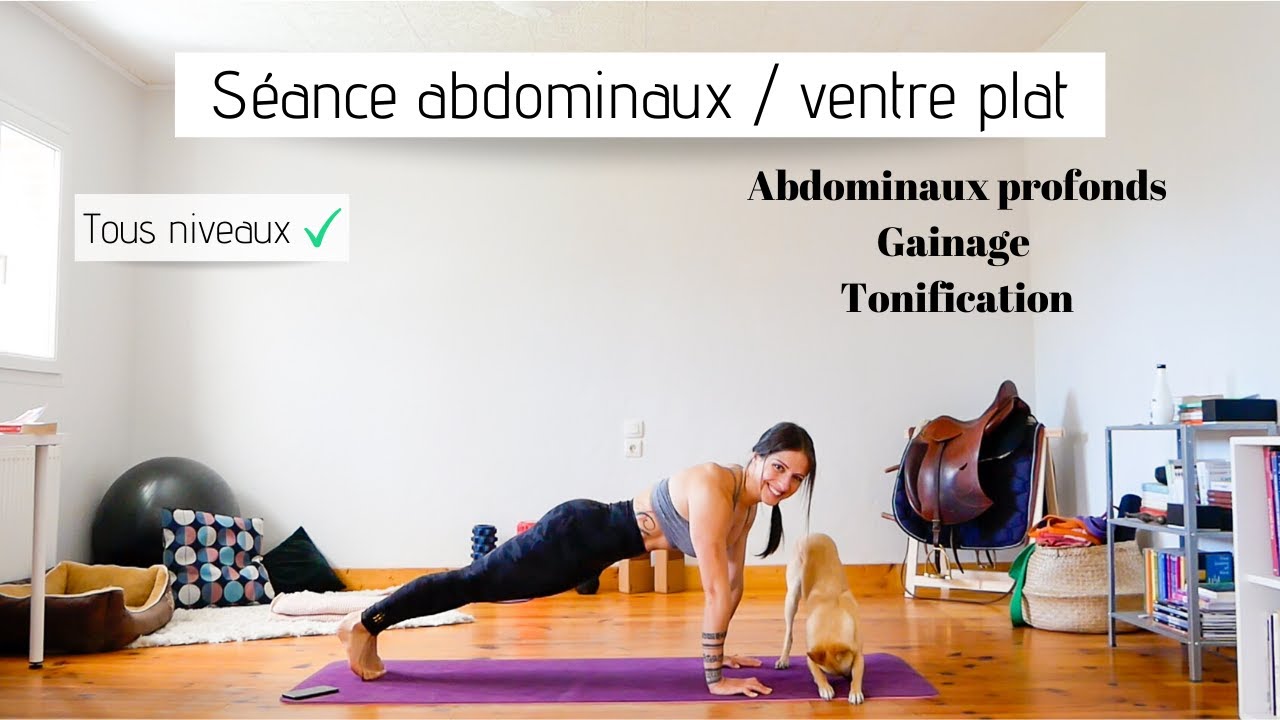 Séance ABDOMINAUX & VENTRE PLAT à la maison ** Conseils techniques et entraînement