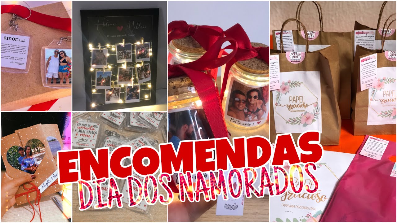 PRODUÇÃO DE PRESENTES PARA O DIA DOS NAMORADOS - Cartões, chaveiros e quadros personalizados