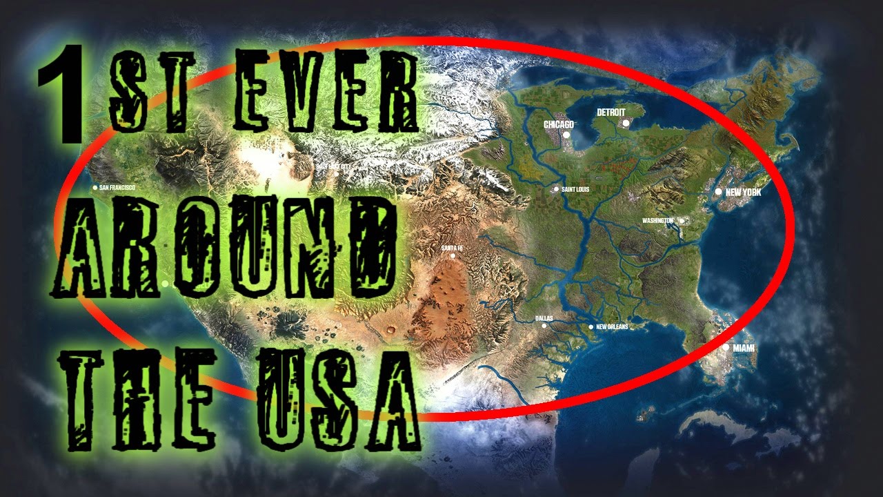 THE CREW - DRIVING AROUND THE WHOLE MAP!!! FIRST EVER!!!