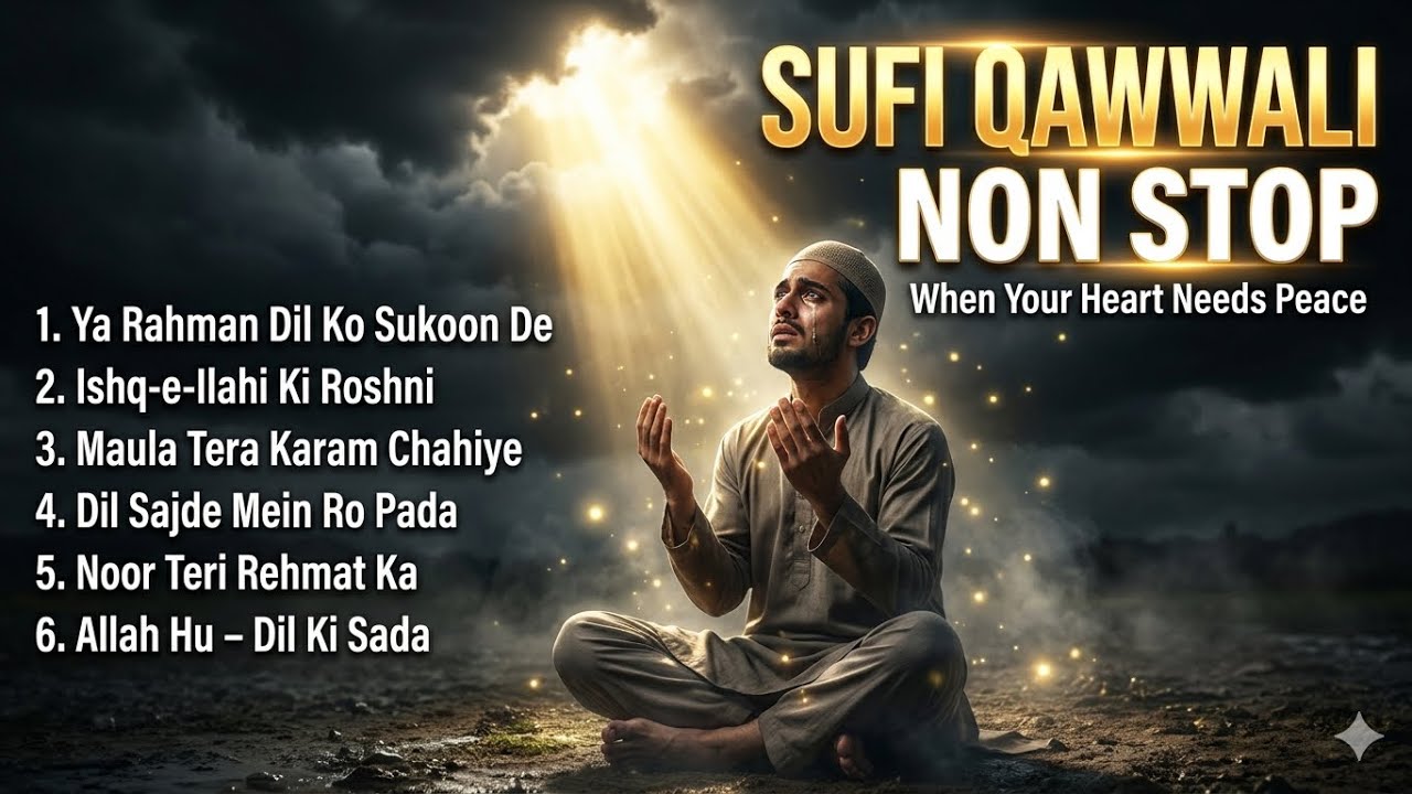 Close Your Eyes and Listen 💔|| Soul Healing Sufi Qawwali