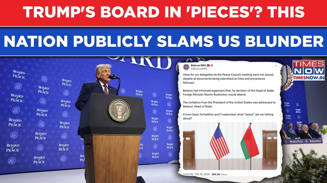 Trump's Board In 'Pieces': Invite Blunder Blasted By Belarus As Key US Allies Skip Washington Drama