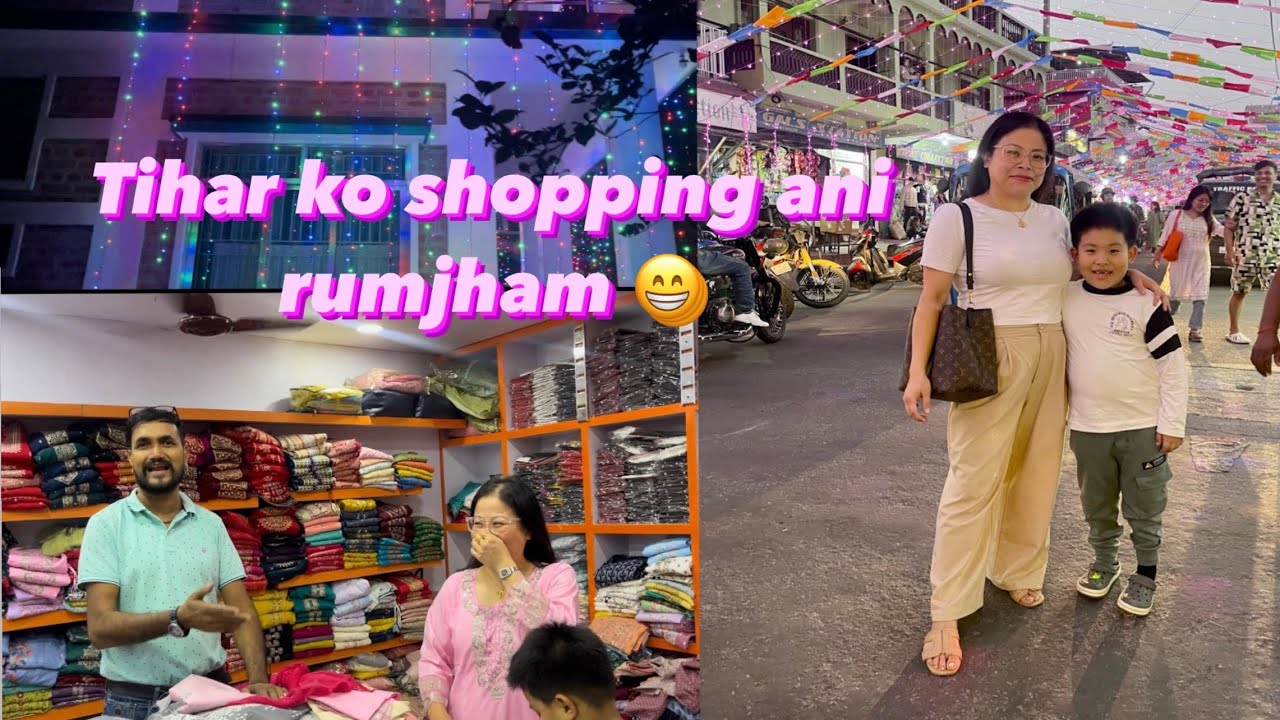 Tihar decor and preparation | tihar shopping| weekly Vlog shopping | Nepali Vlog