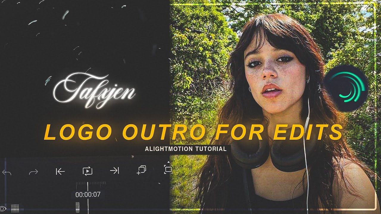 Tiktok watermark outro tutorial | Alightmotion