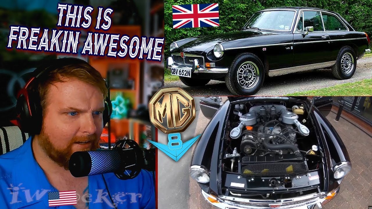 American Reacts to the MGB GT V8 Coupe - POV Drive & Sounds