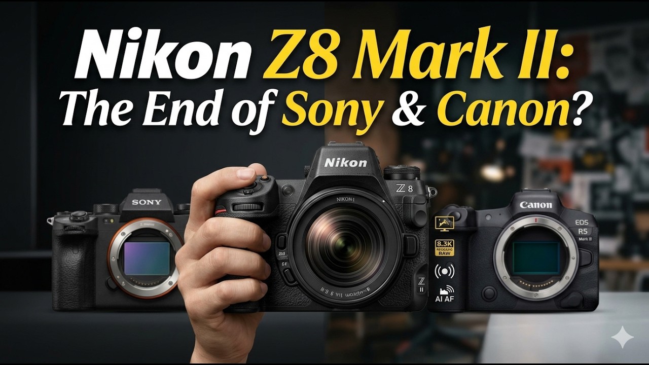 Утечка информации о Nikon Z8 II: RAW-файлы в разрешении 8,3K, технология Expeed 8 и отсутствие пе...